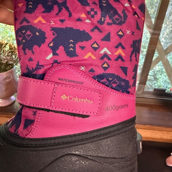 COLUMBIA POWDERBUG SNOW BOOTS Toddler Size 9 (little over 7") Waterproof BIN - Picture 4 of 11